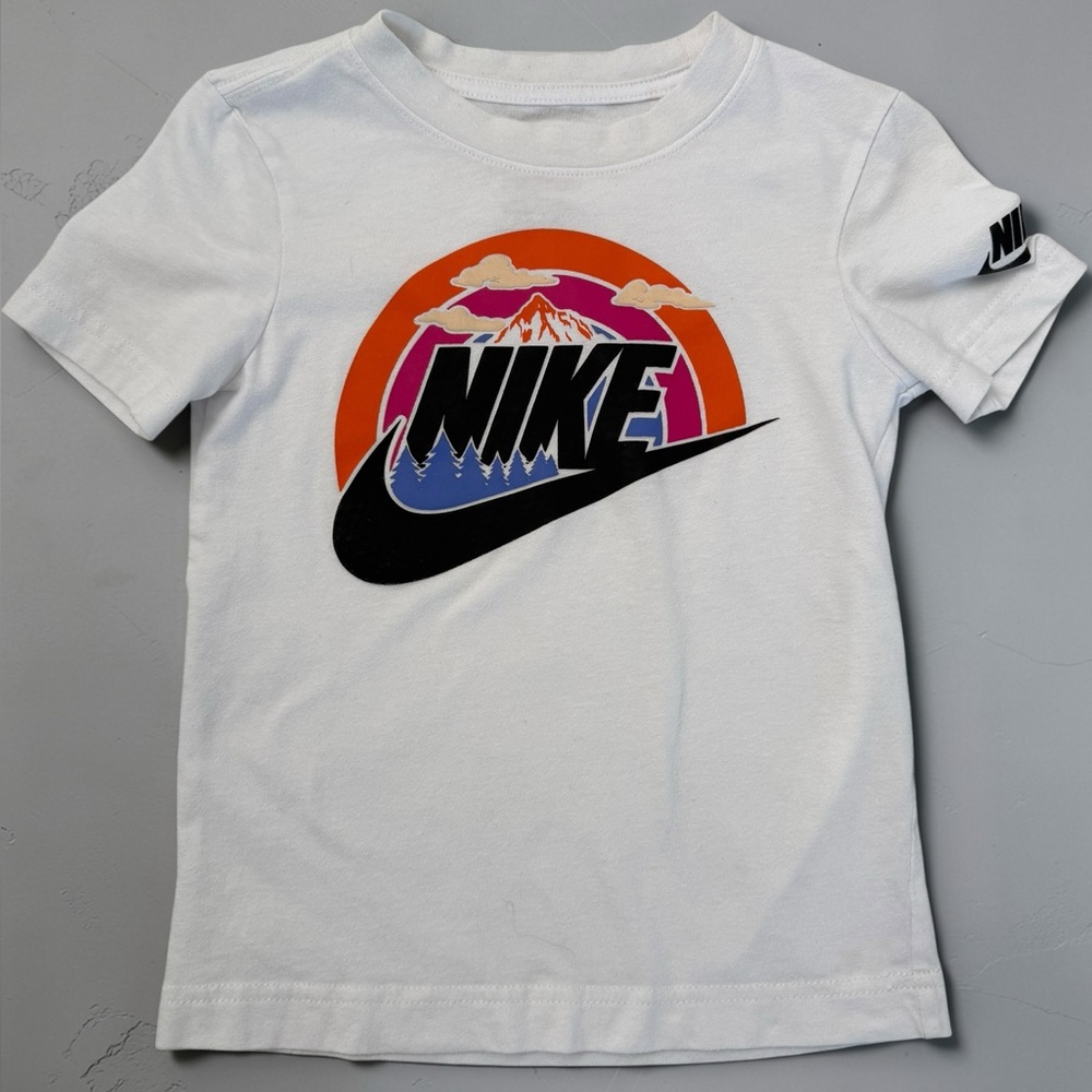 Nike Kids 4T White and Black Track Suit- Zip Front - Picture 6 of 7